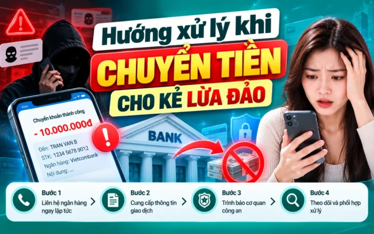 Lỡ chuyển tiền cho kẻ lừa đảo: làm gì ngay trong những giờ đầu