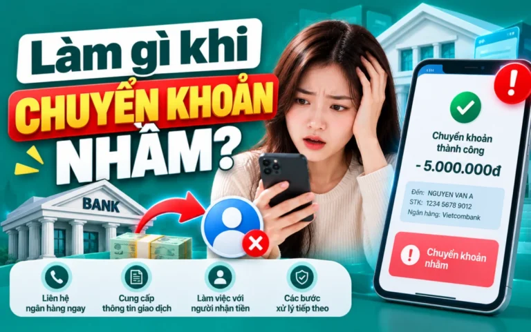 Chuyển khoản nhầm: cách đòi lại tiền và căn cứ pháp lý 2026