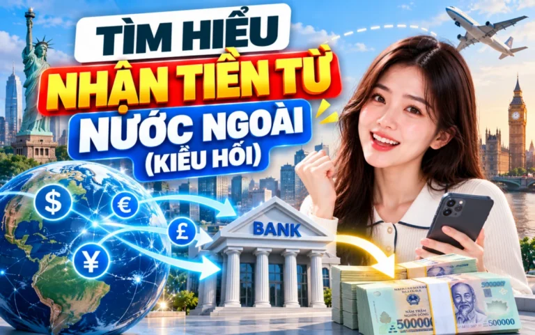 Nhận tiền từ nước ngoài (kiều hối) 2026: thông tin cần gửi, phí, thuế